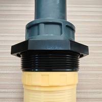 Diffuseur latéral fileté JiuZhou 4 pouces pour montage supérieur et inférieur, compatible avec les réservoirs de filtration d'eau de 30 pouces en PRV/acier inoxydable/carbone