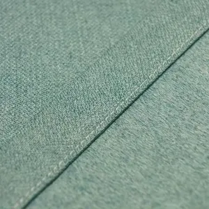 素色亚麻外观暗色缎子90% 遮光缎子窗帘面料和机织材料