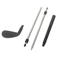 Nouvel ensemble de putters de golf en acier inoxydable et plastique pour droitiers, pour enfants, 80 cm