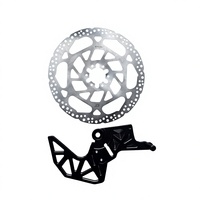 Für Light Bee Ultra Hintere Bremshalterung CNC 7075 Aluminium Hochleistungs-E-Bike Scheibenbremsen-Nachrüstung/Upgrade