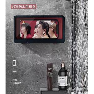 Soporte para Teléfono Móvil Impermeable ABS 2025, Nuevo Soporte Azul para Teléfono de Ducha, Portátil, en Caja, Compatible con iPad, para Uso en Escritorio - Product Image 3