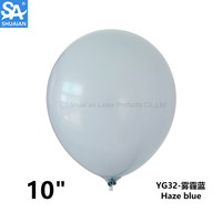 100 pièces 10 pouces mat pêche Latex ballons 2.2g poids Standard multicolore pour fête Halloween Pâques décorations de noël