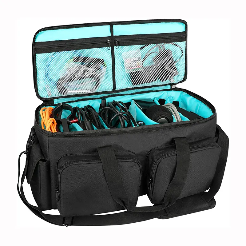 Multipurpose Cable Accessory Bag Portable Travel Storage and Studio Organization DJ Cable File Bag