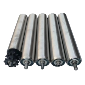 Depo oteller için 24V 48V DC <span class=keywords><strong>PVC</strong></span> davul Motor makaralı rulman 300kg yük kapasitesi montaj hattı konveyörler - Product Image 5
