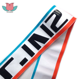 Nhà sản xuất-cung cấp biểu tượng tùy chỉnh in Ban nhạc đàn hồi silicon <span class=keywords><strong>Webbing</strong></span> cho đi xe đạp mặc - Product Image 1