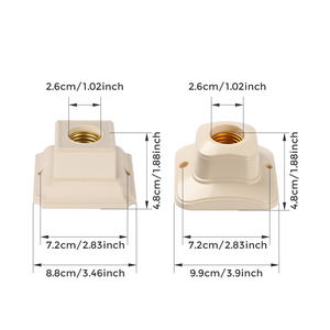 Portalámparas de Cerámica de Alta Calidad <span class=keywords><strong>Aota</strong></span> E26/E27, 660W 250V, 1 Año de Garantía, para Base de Bombilla de Porcelana Certificada - Product Image 2