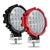 Nouvelles bandes lumineuses LED circulaires de 7 pouces, 60W, ultra-lumineuses, 6000K, blanc, pour feux antibrouillard tout-terrain, ajustement universel, qualité supérieure