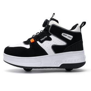 Chaussures à roulettes lumineuses pour enfants, en mesh, luminosité réglable - Product Image 5
