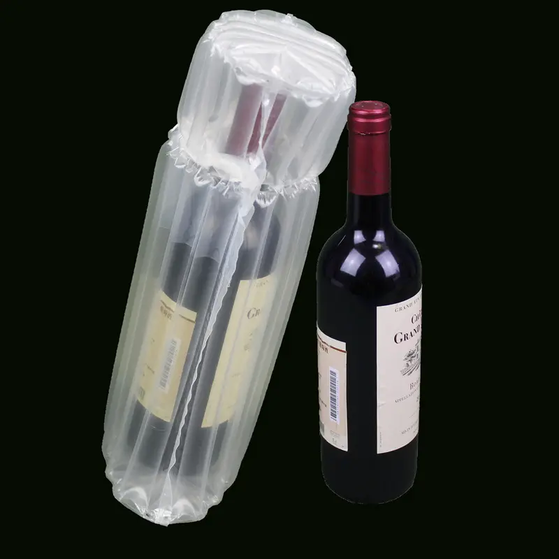 Plastic Inflatable Laptop Wine Bottle Protector Air Column Bag For Logistics Protection For Hard Drives