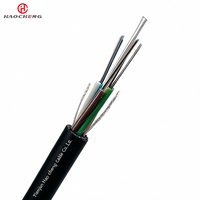 Cable de Fibra Óptica para Exteriores GYTY de 2-144 Hilos SM/MM con Membra Central de Acero para Larga Distancia, No Autoportante, para Instalación Aérea