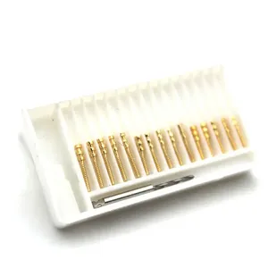Prix d'usine – Vis de fixation dentaire en acier inoxydable doré pour canaux radiculaires – 15 pièces par boîte - Product Image 3