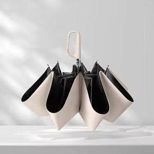 Parapluies de voyage pliables compacts coupe-vent avec poignée à boucle annulaire automatique 10 baleines <span class=keywords><strong>Parapluie</strong></span> portable pour hommes et femmes - Product Image 6