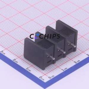 DBT30C-8.25-3P-BK-P Barrier Terminal Block Through hole Component (THT),P=8.25mm Connector Two Sides 8.25mm 1x3P Straight Pin - Product Image 2