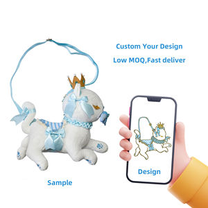 Nuovo unicorno peloso borsa per bambola peluche giocattolo a tracolla borsa a spalla da donna cartone animato fabbrica all'ingrosso - Product Image 1