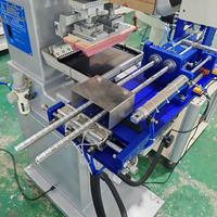 1 Inktbeker Pad Printmachine Volautomatische 3-zijdige Tampografia Pad Printer Met Trillende Kom Feeder Accessoires Verf