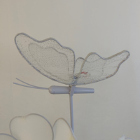 Lampe LED de luxe en forme de fleur, lumière papillon, décoration de mariage, centre de table, éclairage floral moderne, décoration événementielle et d'intérieur, vente en gros