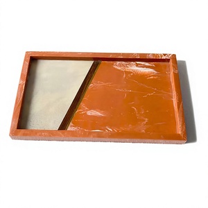 Bandeja de resina/MDF, bandeja multicolor de estilo clásico, precio al por mayor, bandeja para servir, platos de madera, platos, juego de cena para el hogar - Product Image 1