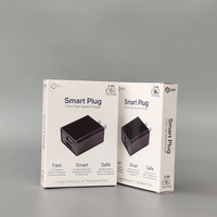 Boîte en carton de 350 g avec logo personnalisé, boîte d'emballage pour produits de soin de la peau, boîte d'emballage pour accessoires électroniques avec trou de suspension