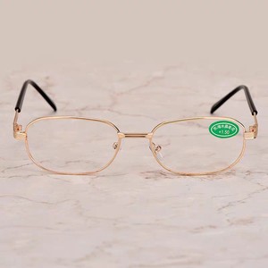 高齢者向けの古典的な老眼鏡 ガラスレンズ メタルフレーム アセテートフレーム メガネ - Product Image 2
