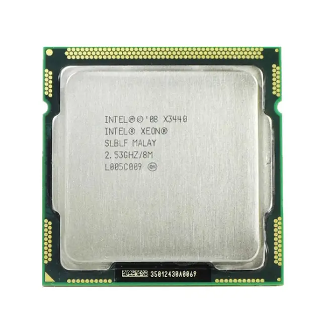 Intel Xeon İşlemci X3440 İşlemci dört çekirdekli 2.53GHz LGA 1156 8M önbellek 95W masaüstü CPU