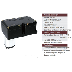 มอเตอร์ประตูสวิงแบบรีโมทคอนโทรล CBG 18A สำหรับสวน - Product Image 2