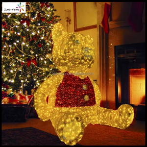 Christmas giant decoration led bear motif lights Christmas for Valentine's outdoor use - Product Image 2