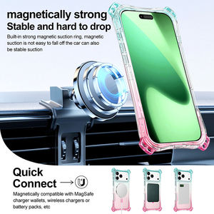 <span class=keywords><strong>Coque</strong></span> hybride anti-chute aux couleurs dégradées arc-en-ciel pour <span class=keywords><strong>iPhone</strong></span> 17 Pro Max 16 15 Plus 14 avec trou pour dragonne - Product Image 3