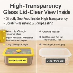 <span class=keywords><strong>Stackable</strong></span> cách điện Hộp Ăn Trưa nhà bếp và nhà Cookware Set máy rửa chén an toàn kính nắp không khí chặt chẽ thực phẩm <span class=keywords><strong>container</strong></span> cho văn phòng - Product Image 5