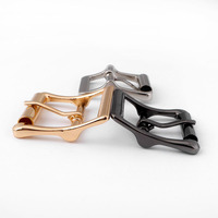BC018 5/20/25mm boucles de ceinture incurvées durables accessoires de vêtement de matériel pour sac à dos sangle fermoir curseur avec boucles à aiguille