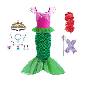 Kinderen Meisje Zeemeermin Jurk Halloween Kerst Kinderen Tv Film Kostuum Kid Rollenspel Kostuums - Product Image 2