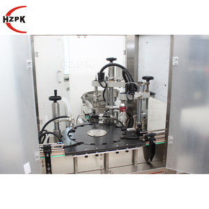 Machine de remplissage et de bouchage HZPK personnalisée pour bouteilles en verre et plastique, liquides, eau, huiles essentielles, lotions - Product Image 2