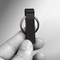 Memorias USB 2.0 Personalizadas con Anillo para Llaves, Precio Directo de Fábrica, Unidad Flash USB de 4 GB, Pendrive Metálico
