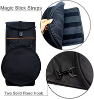 Sacs de rangement pour tambour ou pastilles, sacs à dos, valises de transport, à bandoulière pour batterie de 12 et 8 pouces