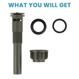 बाथरूम वैनिटी नल नल सिंक ड्रेन असेंबली एंटी-क्लोजिंग लैवेटरी सिंक स्टॉपर क्रोम बेसिन सिंक ड्रेन - Product Image 6