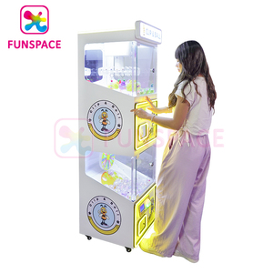 Funspace Guangzhou Usine Vente en Gros monnayeur Enfants 2 Joueurs Clip Capsule Boule Cadeau Jeu Machine - Product Image 2