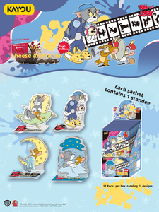 Statuetta in Acrilico 100% Originale KAYOU <span class=keywords><strong>Tom</strong></span> e <span class=keywords><strong>Jerry</strong></span>, Edizione Serie 1 'Cheese Silhouette Troublemaker' - Product Image 2