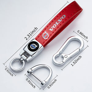 <span class=keywords><strong>Porte</strong></span>-clés en cuir véritable <span class=keywords><strong>Volvo</strong></span> Series <span class=keywords><strong>Porte</strong></span>-clés de voiture imprimé UV Accessoires pour les familles et les propriétaires de voitures Homme et femme présents - Product Image 2