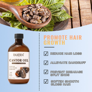 Commercio all'ingrosso olio per la crescita dei capelli naturale per la cura dei capelli rosmarino olio di ricino biologico spremuto a freddo esano alla rinfusa Jamaican olio di ricino nero - Product Image 3