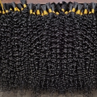 Deep Wave Twist Crochet Cheveux Synthétiques Afro Bouclés Crochet Tresses couleur noire Tressage Extensions de Cheveux Pour Les Femmes