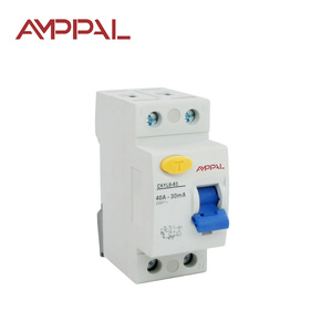 Disjoncteur miniature AMPPAL F360, courant résiduel, fuite à la terre, RCBO, 16A-50A, 2P, 4P, AC 400/415V, 50/60Hz, 3Ka, rupture, IP20 - Product Image 6