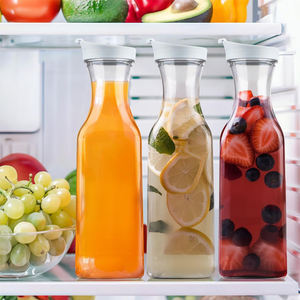 Pichet à Boissons en <span class=keywords><strong>Plastique</strong></span> Transparent avec Couvercle 1000ml – <span class=keywords><strong>Carafe</strong></span> à Eau et Jus Facile à Servir pour Restaurants, Bars et Usage Domestique – Vente en Gros - Product Image 5