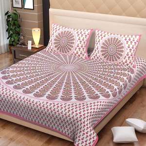 Ensemble de literie en coton 100% avec drap-housse, motifs imprimés 2025, impression personnalisée magnifique, ensemble de couette Queen - Product Image 4