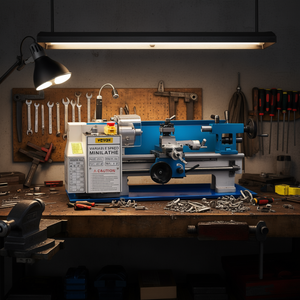 Torno de Metal Manual Vevor de 7x12 Pulgadas, 550W, Velocidad Variable de 50-2500 RPM, Mini Torno de Banco para Mecanizado Ligero - Product Image 2