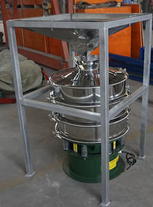 DAHAN Cassava Flour Sieving Sifter <b>Vibrating</b> Screen <b>Machine</b> 60/80/100 Mesh Rotary <b>Vibrator</b> Motor CE ISO Certified 0.75kw 1 Year - Product Image 3