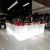 Table de bar LED en plastique, mobilier de fête, comptoir de bar LED