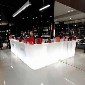 Bancone da bar a LED in plastica per mobili da bar - Product Image 1