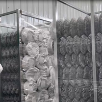Usine bas prix 6 pieds imperméabilisent les rouleaux galvanisés de barrière de maillon de chaîne de grillage de cyclone à vendre