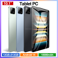 Tablet Pad6s de 10.1 Pulgadas con Android, 12GB+512GB, Pantalla Capacitiva HD, Android 14, Versión Global, Tablet PC al por Mayor