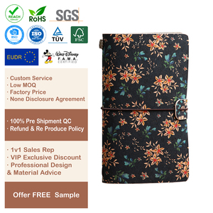 Carnet de notes personnalisé haut de gamme à motifs floraux, couverture rigide, pages vierges, journal quotidien pour adolescentes, boutiques - Product Image 1