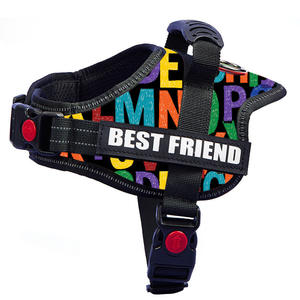 Arnés Reflectante para Perros <span class=keywords><strong>Pet</strong></span> Tactics, Correa de Pecho Transpirable para Razas Grandes, Botón de Nailon Ajustable, Cuerda de Tracción Ecológica, Nocturno - Product Image 5